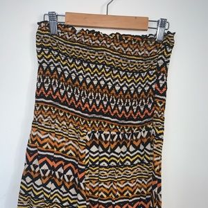 Printed Bando-Top romper